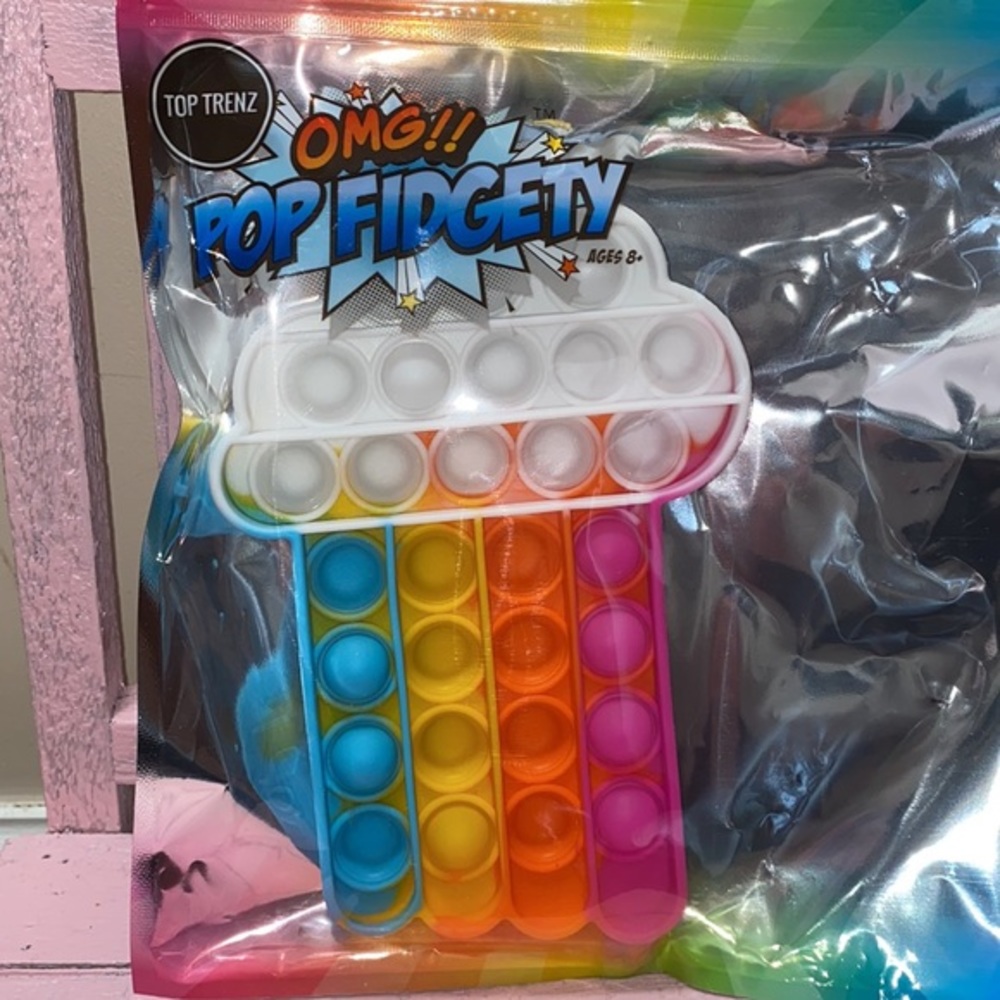 Rainbow 🌈 Rainbow Pop It’s Fidget Top